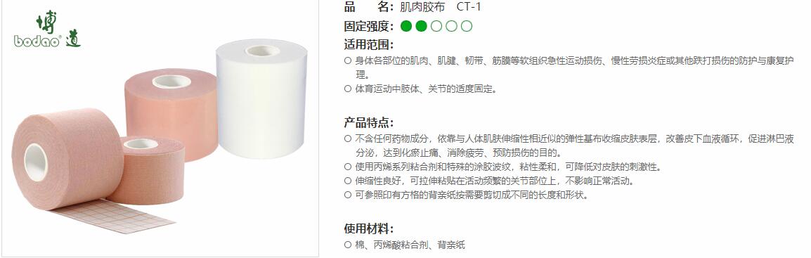 肌肉膠布/肌效貼　CT-1